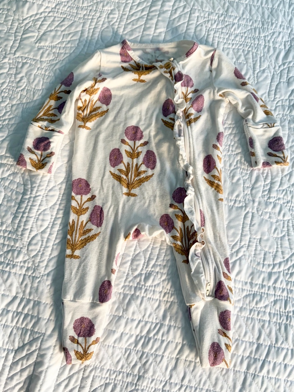 Pink Chicken Floral Bamboo Pajamas